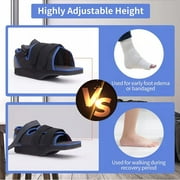 Post-op Shoes for Broken Toe Lightweight Shoes Medical Orthopedic Foot Brace Off-loading Healing shoe for Foot Surgery (X-Large)