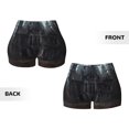 thumbnail image 6 of Yiaed Gloomy Mansion Forest Scene Print Women's Athletic Shorts Running Shorts Sporty Short High Waisted Elastic Workout Shorts for Yoga Gym Running & Sports -XX-Large, 6 of 8