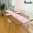 thumbnail image 4 of Dreamtimes Valentine's Day Double Sided Dog Long Polyester Table Runner 13 x 70 Inches Valentine Table Cloth Cover Placemats for Kitchen Dinning Living Holiday Wedding Party Decor, 4 of 7