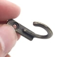 thumbnail image 2 of 50PCS Small Antique Single Row Hooks for Clothes Robe Hat Wall Hanging w/ Screws, 2 of 5