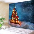 thumbnail image 2 of Festival de Navidad Tapicería de Pared para El Dormitorio Manta de Poliéster Arte de Colgando para Navidad año Decoración BLESIY Tapicería de pared de Navidad, 2 of 8