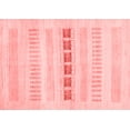 thumbnail image 1 of Ahgly Company Indoor Rectangle Solid Red Modern Area Rugs, 4' x 6', 1 of 4