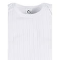 thumbnail image 5 of Gerber Baby Neutral 3-Pack White Short Sleeve Bodysuits, Sizes Preemie - 24 Months, 5 of 8