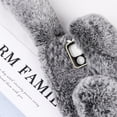 thumbnail image 2 of MasteelfCA Furry Phone Shell Bunny Ear Plush Cellphone Case Compatible with Moto G9 Play, 2 of 5