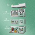 thumbnail image 2 of European Modular House Building Blocks 2225 or 1456 Pieces City Market Grocery Store Building Set for Adults Architectural Display, 2 of 3