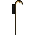 thumbnail image 5 of Quoizel Lunar Integrated LED Matte Black Outdoor Wall Lantern, 5 of 7
