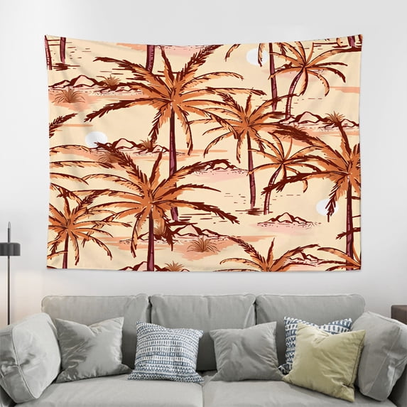 FHENF Floral Tapestries Colorful Art Print Tapestry Waterproof for Bedroom