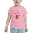 thumbnail image 2 of I'm Not Spoiled My PaPa Just Loves Me Cute Toddler T Shirts for Boys Girls (Pink, Youth L), 2 of 5