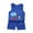 Blue J, variant on IROINNID Toddler Kids 2PCS Suit Summer Cartoon Print Sleeveless Tank Top With Casual Shorts Outfits