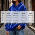 thumbnail image 3 of DYTTDG Women’s Solid‑Color Velour Hoodie, Long Sleeve Drawstring Loose‑Fit Hoodie With Front Kangaroo Pocket, Soft Casual Loungewear Sweatshirt for Fall Winter Daily Outfits, 3 of 8