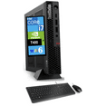 thumbnail image 2 of Lenovo ThinkStation Workstation Mini Desktop (Intel i7-14700, NVIDIA T400 4GB, 16GB DDR5, 2TB PCIe SSD, WiFi 6, Bluetooth 5.3, 300W PSU, RJ-45, 3 mini Display Port, Win 11 Home) w/USB-C Dock, 2 of 7