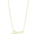 thumbnail image 2 of SuperJeweler Daniela Nameplate Necklace in Gold 16 inches All Names Available for Women, 2 of 3
