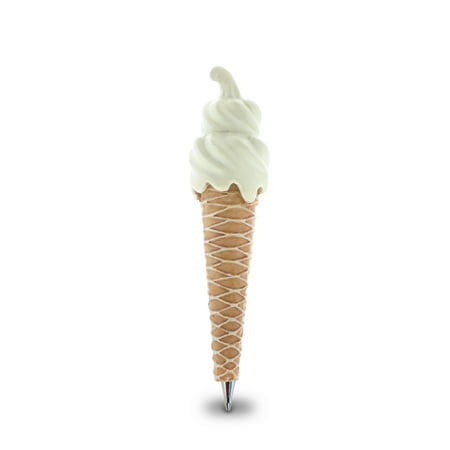 - CoTa Global Planet Pens Vanilla Ice Cream Cone Cold Sweet Desserts Resin Writing Ballpoint Pen Unique Black Inked Cute Writing Tool Collection 5 Inch Foodies Novelty Party Giveaways Novelty Pen