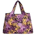 thumbnail image 2 of Wrapables Eco-Friendly Large Nylon Reusable Shopping Bag, Lavender Bloom, 2 of 7