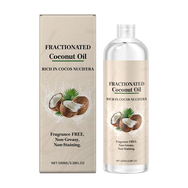 Cuidado y cuidado del cabello Aceite de coco hidratante Nutre profundamente Suaviza y repara el cabello dañado Hidrata y calma fácilmente con masaje 100 ml