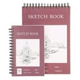 thumbnail image 5 of Xeyise Sketch Book Spiral Wire Bound Hardcover 100 Sheets Acid Free No Bleed Thick Paper Artist Art Student Sketching Drawing Writing Sketchbook Art Supplies, 5 of 8