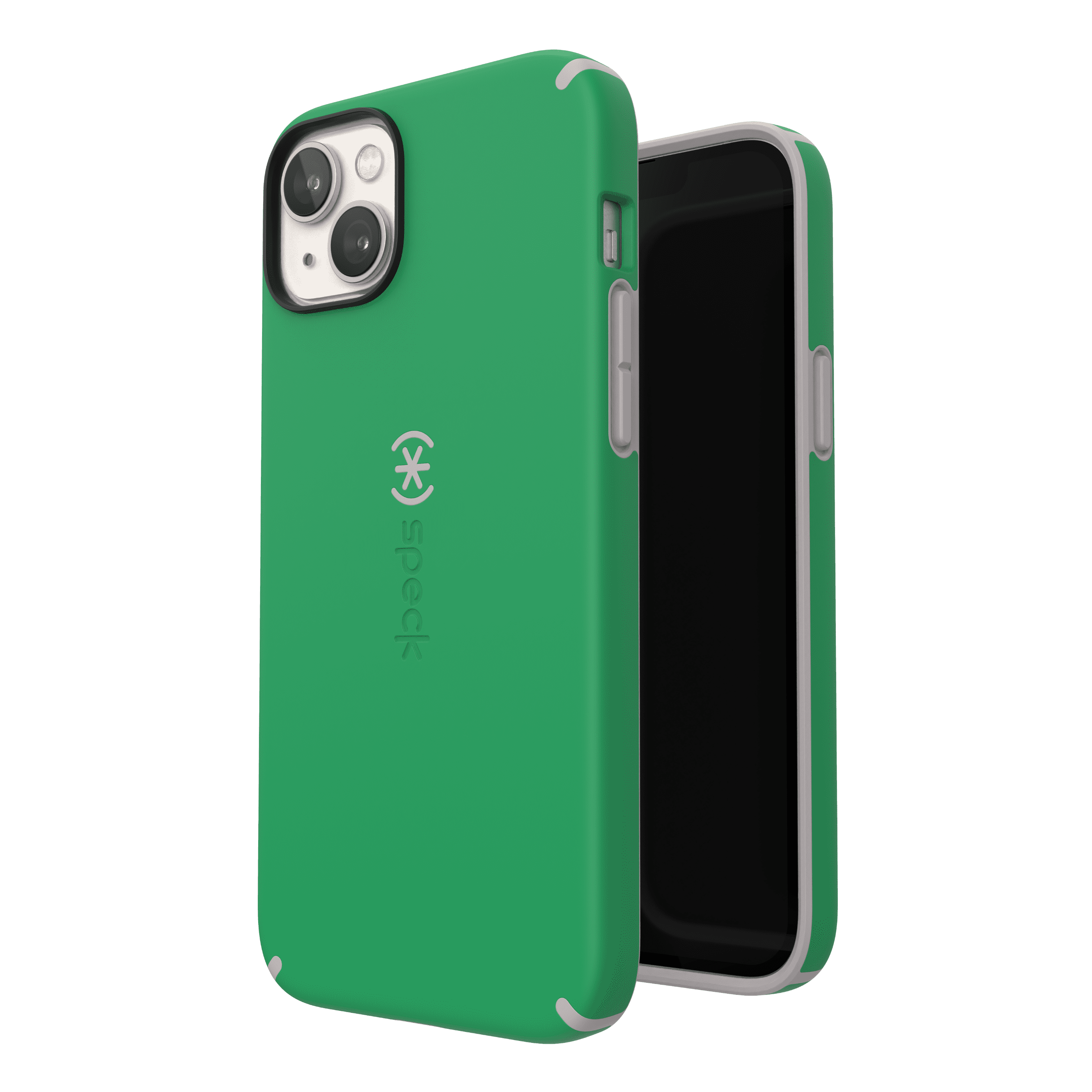 Speck IPhone 14 Plus CandyShell Pro with MagSafe Case in Green and Grey