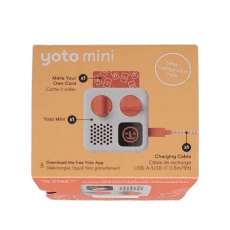 Yoto Mini (2024 Edition) + Make Your Own Card – Kids Screen