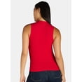 thumbnail image 2 of No Boundaries Sleeveless Mock Neck Top, Women’s, 2 of 5