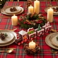thumbnail image 6 of Christmas Wooden Train Set, Four-Section Mini Train Set Christmas Decorations, Christmas Toys Under Xmas Tree for Party Favor Home Decor, 6 of 6