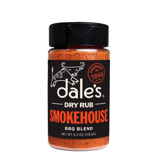 Dale's Seasoning Smokehouse BBQ Rub Sweet Smoky Flavor 1 Count 6.3 oz