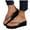 Red, variant on Heart Wedge Flip Flops Sandals for Women 2025 Beach Summer Platform Dress Slides Memory Foam Slip on