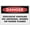 Warning Sign 4, variant on Danger Explosive Vapours No Smoking Sparks Or Naked Flames Sign 8"x12" - Aluminum Tin Warning for Home Outdoor Garden, High-Visibility Fire Safety Decor