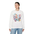 thumbnail image 4 of Floral Love Sweatshirt, Valentine's Day Sweatshirt, Love Flower Sweatshirt, 4 of 54