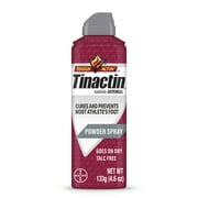 (2 pack) Tinactin Athletes Foot Spray Antifungal Powder Spray, 4.6 oz Can