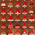 thumbnail image 5 of Gorro de Navidad, regalo de Navidad, para niños, adultos, muñeco de nieve, anciano, ciervo, vellón, forma de asta, decoración, sombrero de vestir, 5 of 5
