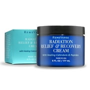 RemeVerse Radiation Relief & Recovery Cream with Healing Calendula, Hyaluronic Acid and Ceramides; Unscented