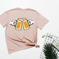 thumbnail image 5 of WREESH Womens Summer Beer Print T-Shirts Oktoberfest Tee Tops Casual Basic Crewneck Short Sleeve Pullover Slim Fit Soft Workout Shirts Beige, 5 of 5