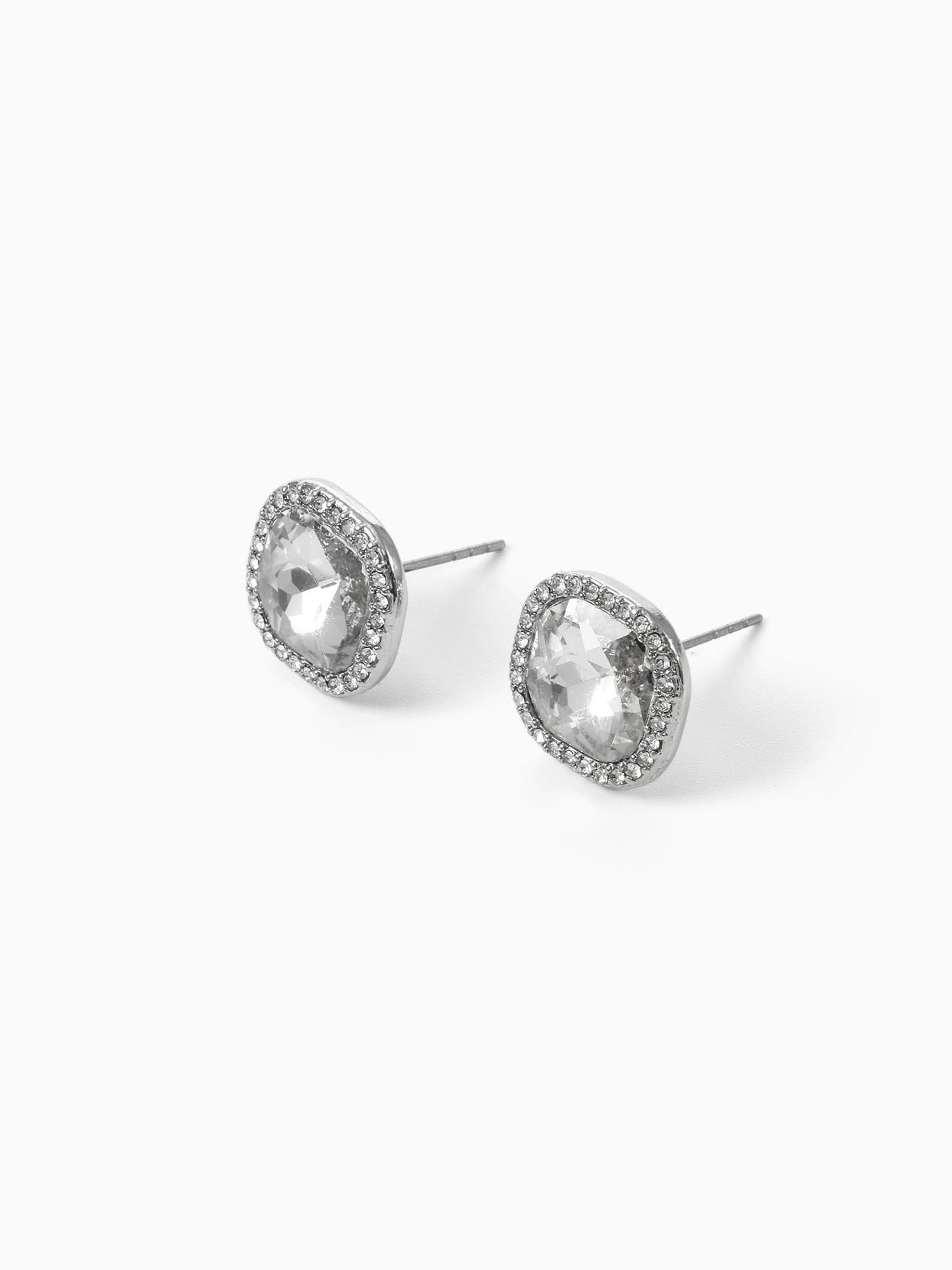 Time and Tru Women's Crystal Stud Earring