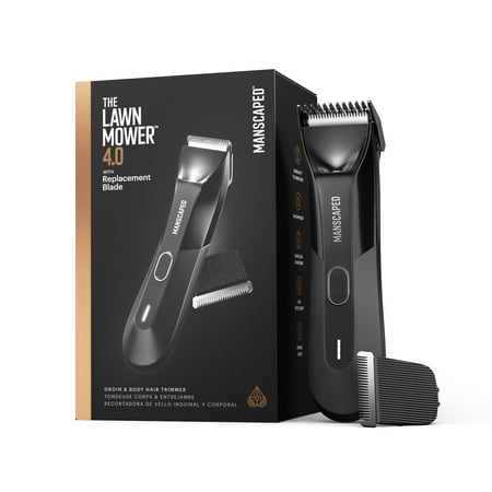 MANSCAPED® The Lawn Mower® 4.0 Men's Groin & Body Hair Trimmer with Additional SkinSafe® Replacement Blade