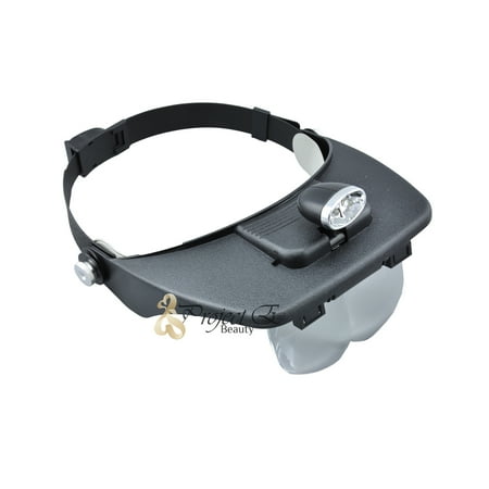 Portable Magnifying LED Head Light Lamp Lens Dental Loupe Lab GlassSalon (Best Magnification For Dental Loupes)