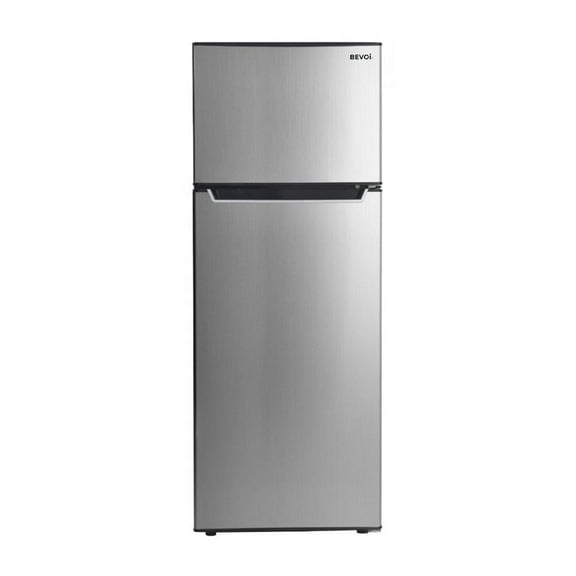 Bevoi BVIREF7SS 7.3CF Top Freezer Apartment Size Refrigerator in Stainless Steel