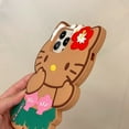 thumbnail image 5 of Cute 3D Cartoon Grass Skirts Sanrios Hello Kitty Phone Case for IPhone 16 15 14 13 12 11 Pro Max Silicone Soft Back Y2k Girl J5292401g1 For iphone 13, 5 of 6