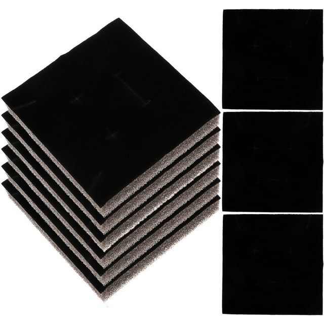 20 insertos de esponja para joyero, organizador de joyas y anillos (7,5 x 7,5 cm)