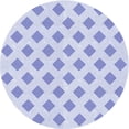 thumbnail image 1 of Ahgly Company Machine Washable Indoor Square Transitional Lavender Blue Area Rugs, 3' Square, 1 of 7