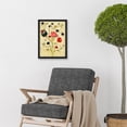 thumbnail image 2 of Wild Flower Pastel And Ink Illustration Abstract Artwork Framed Wall Art Print A4, 2 of 4
