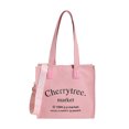 thumbnail image 1 of Bolso Mujer Gran Capacidad Lona Fashionalbe Simple Commuter Crossbody Rosa FLhrweasw Nuevo, 1 of 7