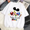 thumbnail image 3 of 2024 Camiseta de algodón con dibujos animados de Disney para niños, ropa de vacaciones, ropa informal de verano con cuello redondo, ropa de calle para niños, camisetas para bebés, 3 of 4