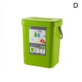 thumbnail image 1 of 3/5L Punch-free Wall-mounted Trash With Lid Hanging Tube Bin Kitchen Garbage Can Tools Trash K8M3, 1 of 6