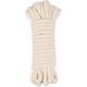 thumbnail image 1 of Craft Rope 1/4 INCH Braided Rope Cotton Rope 65 Feet Clothesline All Purpose Braided Cord for DIY Rope Basket/Mat as Candle Replacement Wick Self Wate, 1 of 3
