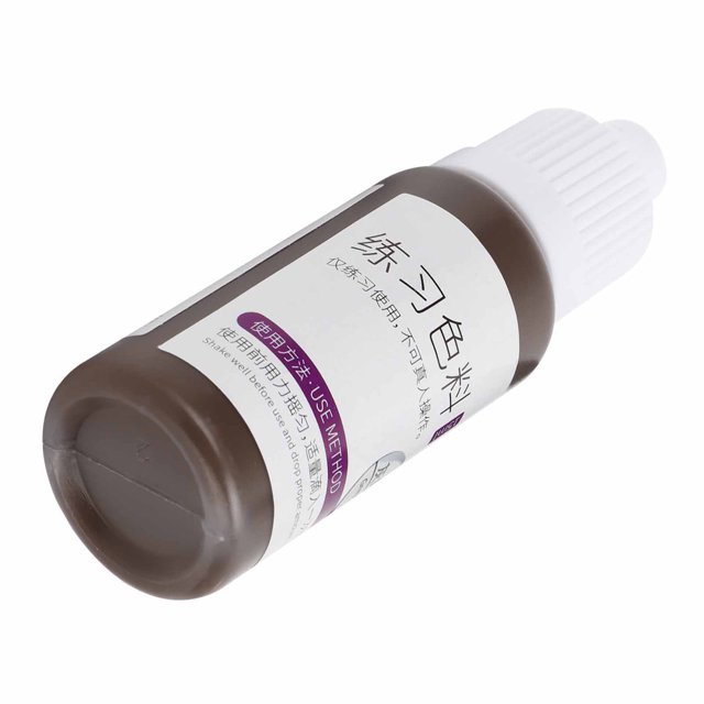 Eyebrow Pigment, Ink Semi Permanent Leakage Proof Mild Noticeable Color For Practice Brown Coffee,Light Coffee,Gray Coffee,Natural Coffee,Red,Peach Red,Orange Red