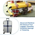 thumbnail image 5 of 2" x 6.5' Luggage Strap Polyester Adjustable Suitcase Belt for Travel Packing Bag Closure Identify, Dark Blue 4 Pack, 5 of 6