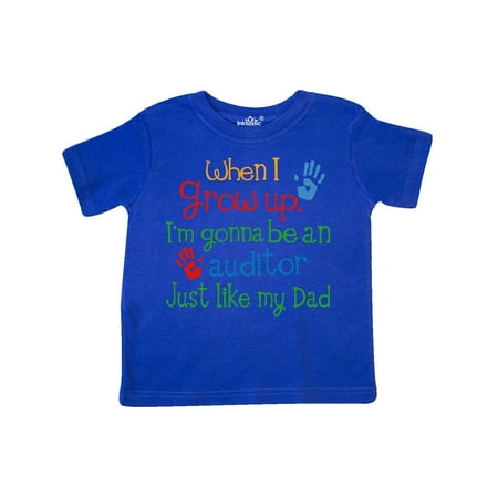 

Inktastic Future Auditor Like My Dad Gift Toddler Boy or Toddler Girl T-Shirt