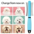 thumbnail image 1 of Peine De Aseo Para Perros De Doble Cara Para Eliminar Enredos, Nudos, Pelo De Suciedad Enmarañado, Peines De Metal Para Mascotas Con Dientes Redondos Anchos Y Densos De Acero Inoxidable Muyoka Hogar, 1 of 5