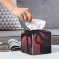 thumbnail image 5 of Uemuo Giant Monster Over City Tissue Box Cover Holder, Square with Bottom Belt - PVC Leather Decorative Organizer for Tabletop, Bathroom, Car, Office, 5 of 8