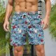 thumbnail image 4 of Kakii Mens Swim Trunks 5 Inch Compression Liner Beach Swim Shorts Bathing Suit Quick Dry 4-Way Stretch Pockets, 4 of 6